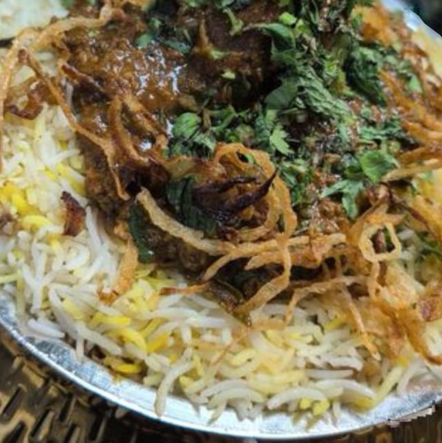 Goat Dum Biryani.
