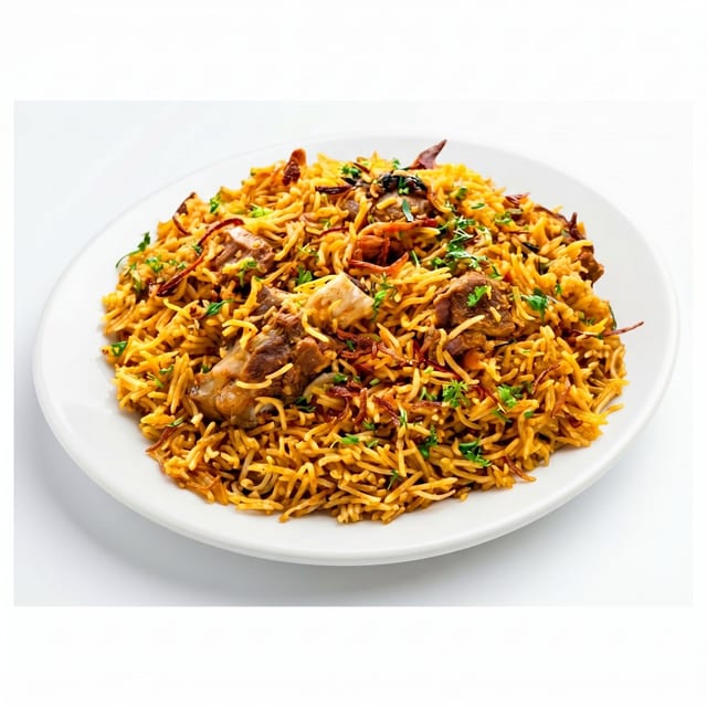 Lamb Vijayawada Biryani.