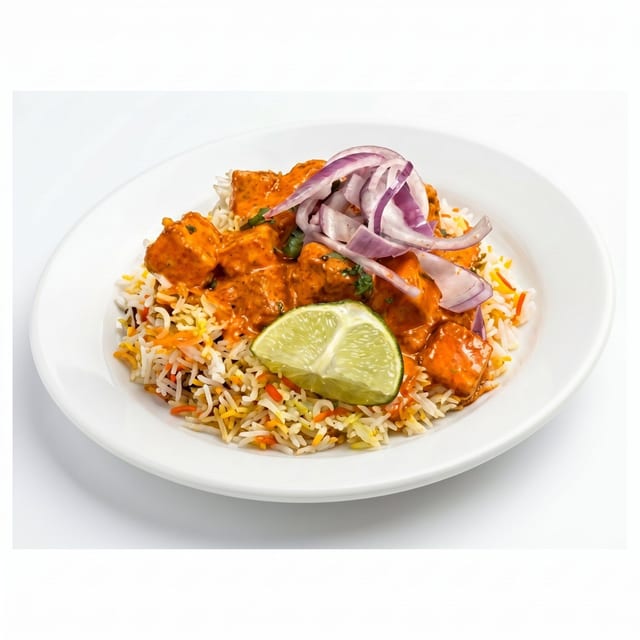 Paneer 65 Biryani.