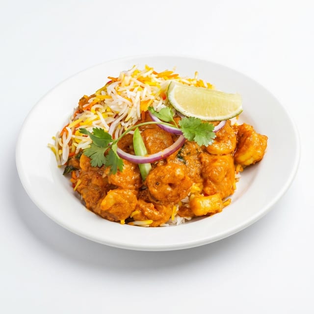 Shrimp Vijayawada Biryani.