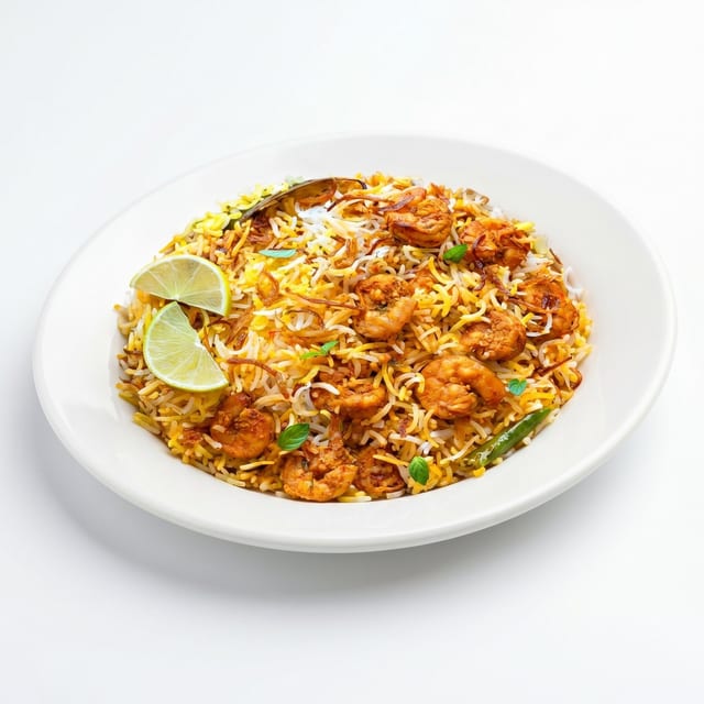 Shrimp Fry Biryani.