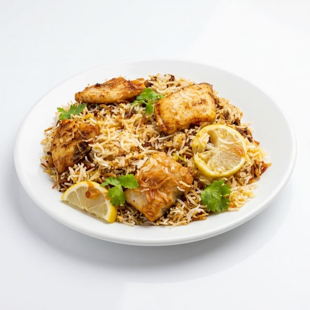Fish 65 Biryani.
