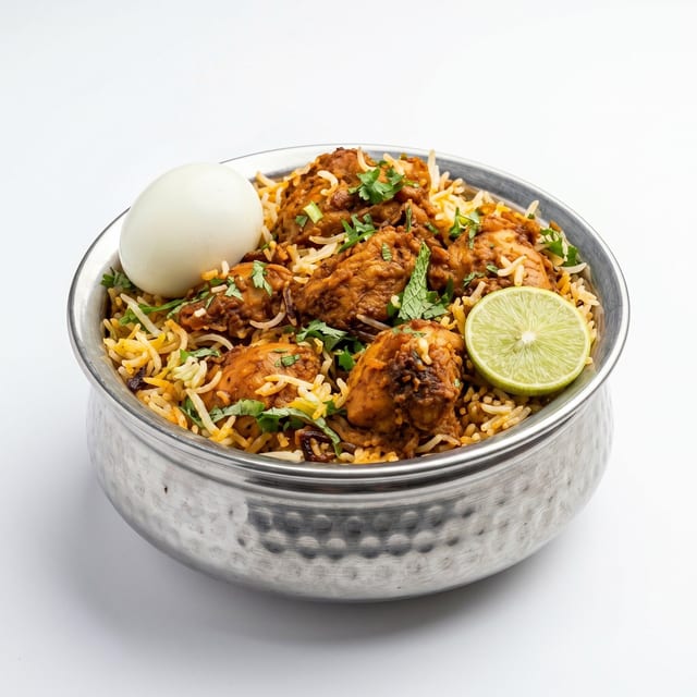 Chicken Fry Biryani.