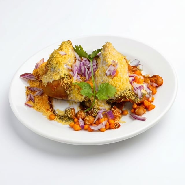 Samosa Chaat.