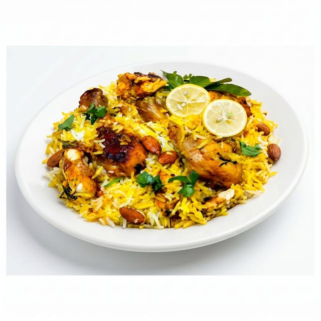 Special Chicken Mughalai Biryani.