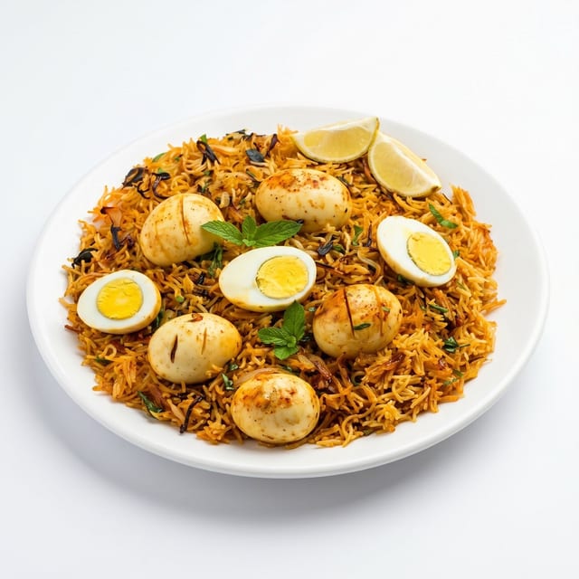 Egg Vijayawada Biryani.