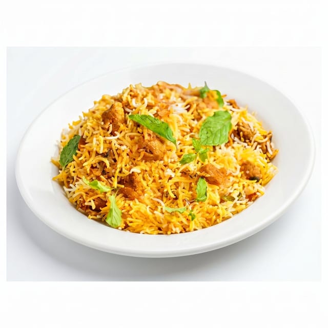 Soya Cashew Biryani.