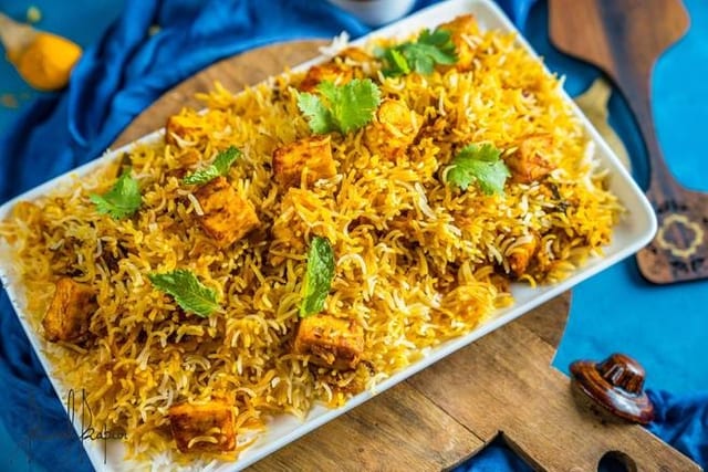 Paneer Special Biryani.